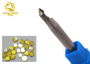 Natural Monocrystal Diamond Cutting Tools Double Edge Milling Cutter CNC Process